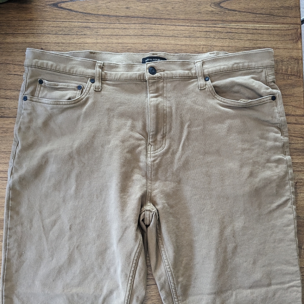 Banana Republic Men’s 5-Pocket Pant Tan 42x29